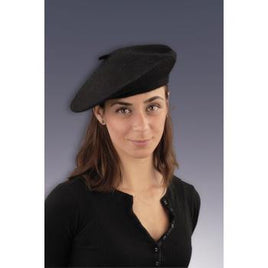 BLACK FRENCH BERET HAT-ADULT