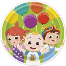 Cocomelon Round 7" Dessert Plates 8ct