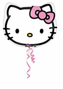 18" Hello Kitty Head  Foil Balloon