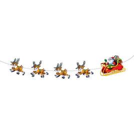 Santa and Sleigh Streamer