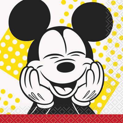 Disney Mickey Mouse Beverage Napkins 16ct