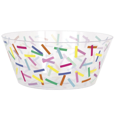 Pink Sprinkles 10 Plastic Serving Bowl
