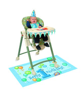 First Birthday Blue high Chair Decorating Kit