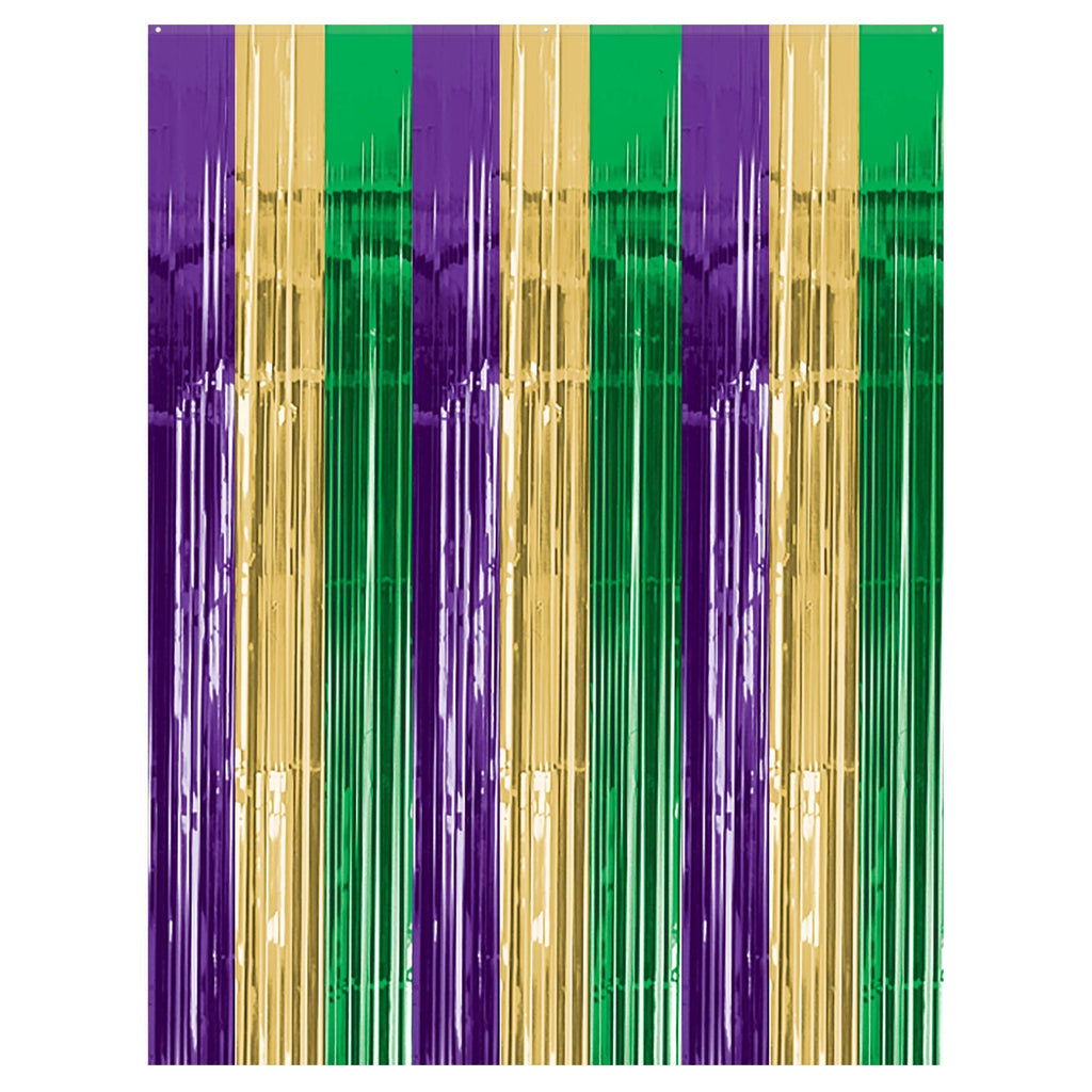 Mardi Gras Shred Door Curtain