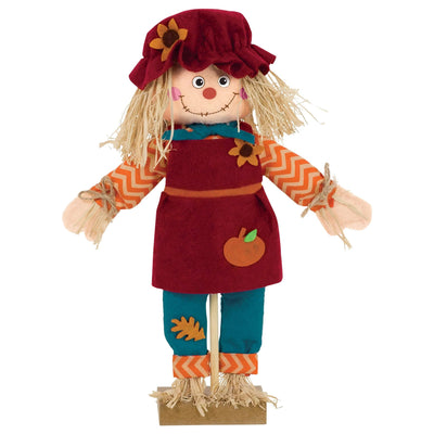 Mini Standing Scarecrow Girl Prop
