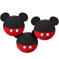 MICKEY MOUSE FOREVER PAPER LANTERNS  3 CT.