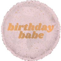 18" 24K Birthday Babe Foil Balloon