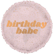 18" 24K Birthday Babe Foil Balloon