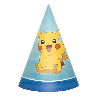 Pokemon™ Paper Cone Hats 8 ct.
