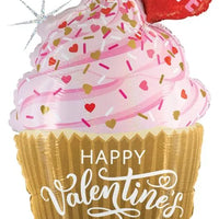 31" Valentine Golden Cupcake