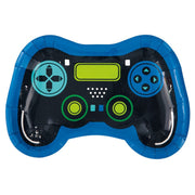 Gamer Birthday Controller Shaped 9.25 Plates  8ct"