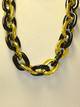 36" Jumbo Black and Gold Chain