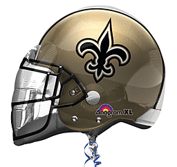 21" NEW ORLEANS SAINTS HELMET FOIL BALLOON