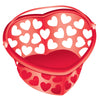 Red Heart Shaped Plastic  Container