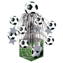 SOCCER FAN FOIL CASCADE CENTERPIECE 1 CT.