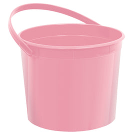 PINK PLASTIC BUCKET  1 CT. 