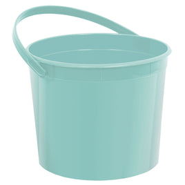 BLUE PLASTIC BUCKET WITH HANDLE  1 CT. 