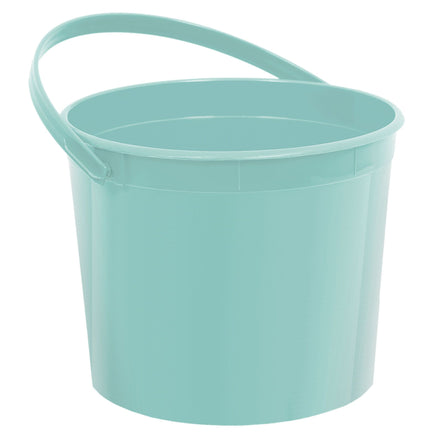 BLUE PLASTIC BUCKET WITH HANDLE  1 CT. 