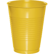 16oz. School Bus Yellow Plastic Cups 20 ct.