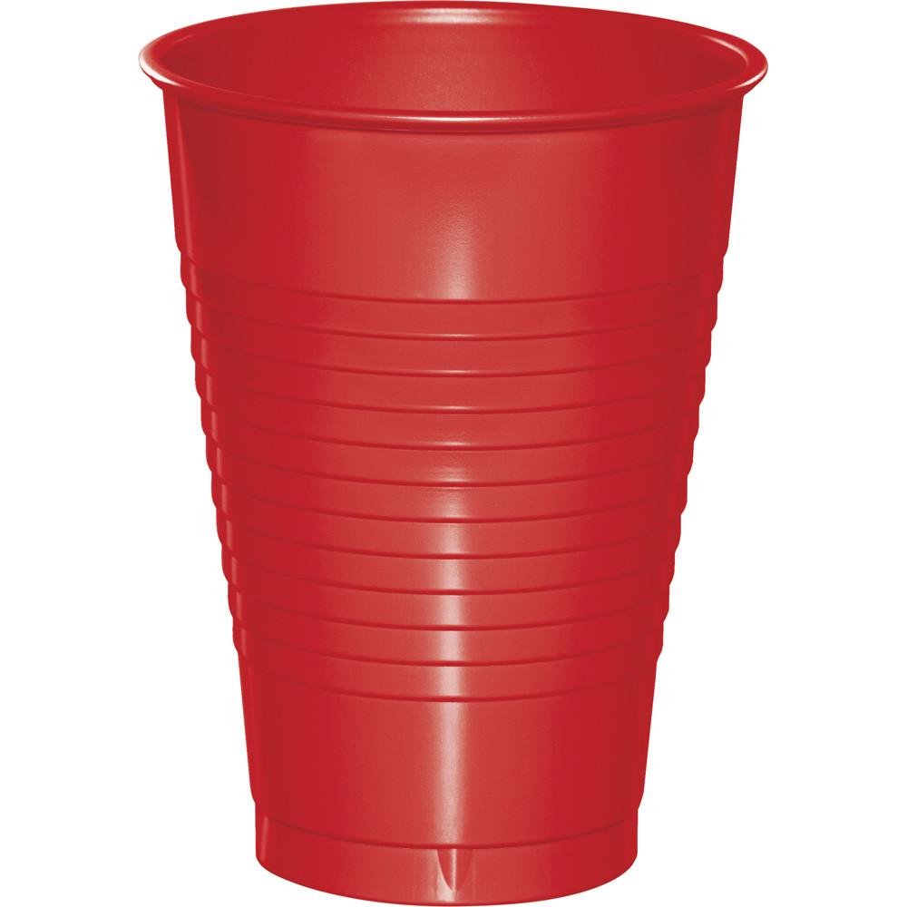 12 oz. Classic Red Plastic Cups 20 ct.| Party Stop
