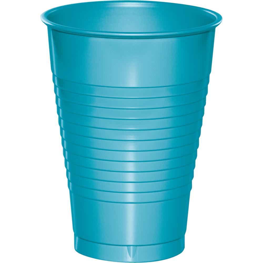 12 OZ. BERMUDA BLUE  PLASTIC CUPS 20 CT. 