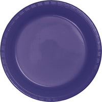 9 in Purple Plastic Lunch Plates 20 ct 