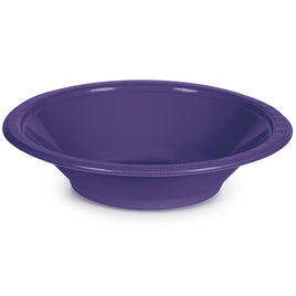 PURPLE PLASTIC  BOWLS 20 CT.