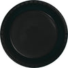 7 in. Black Paper Dessert Plates 20 ct