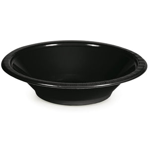 BLACK VELVET PLASTIC BOWLS 20 CT.