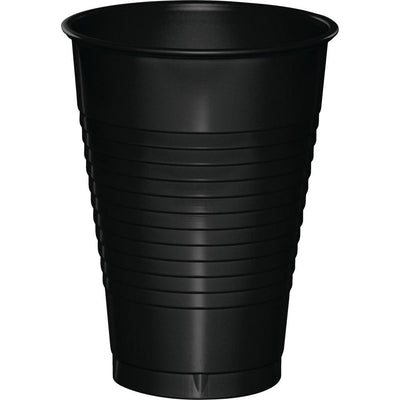 12 oz Black Plastic Cup 20ct 