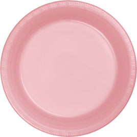 10" Classic Pink  Plastic Plates 20 ct.