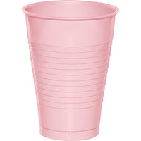 12 oz Classic Pink Plastic Cups 20ct 