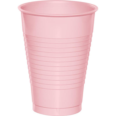 12 oz Classic Pink Plastic Cups 20ct 
