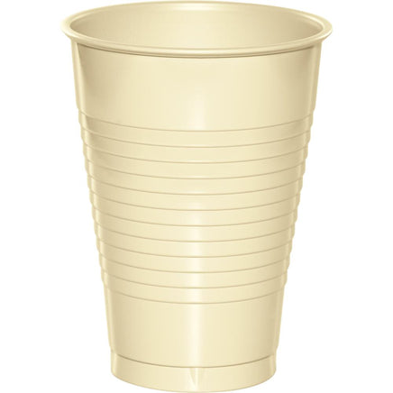 12 OZ. IVORY PLASTIC CUPS 20 CT. 