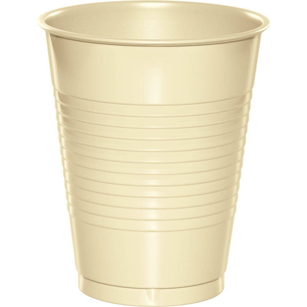 16oz. Ivory Plastic Cups 20 ct.