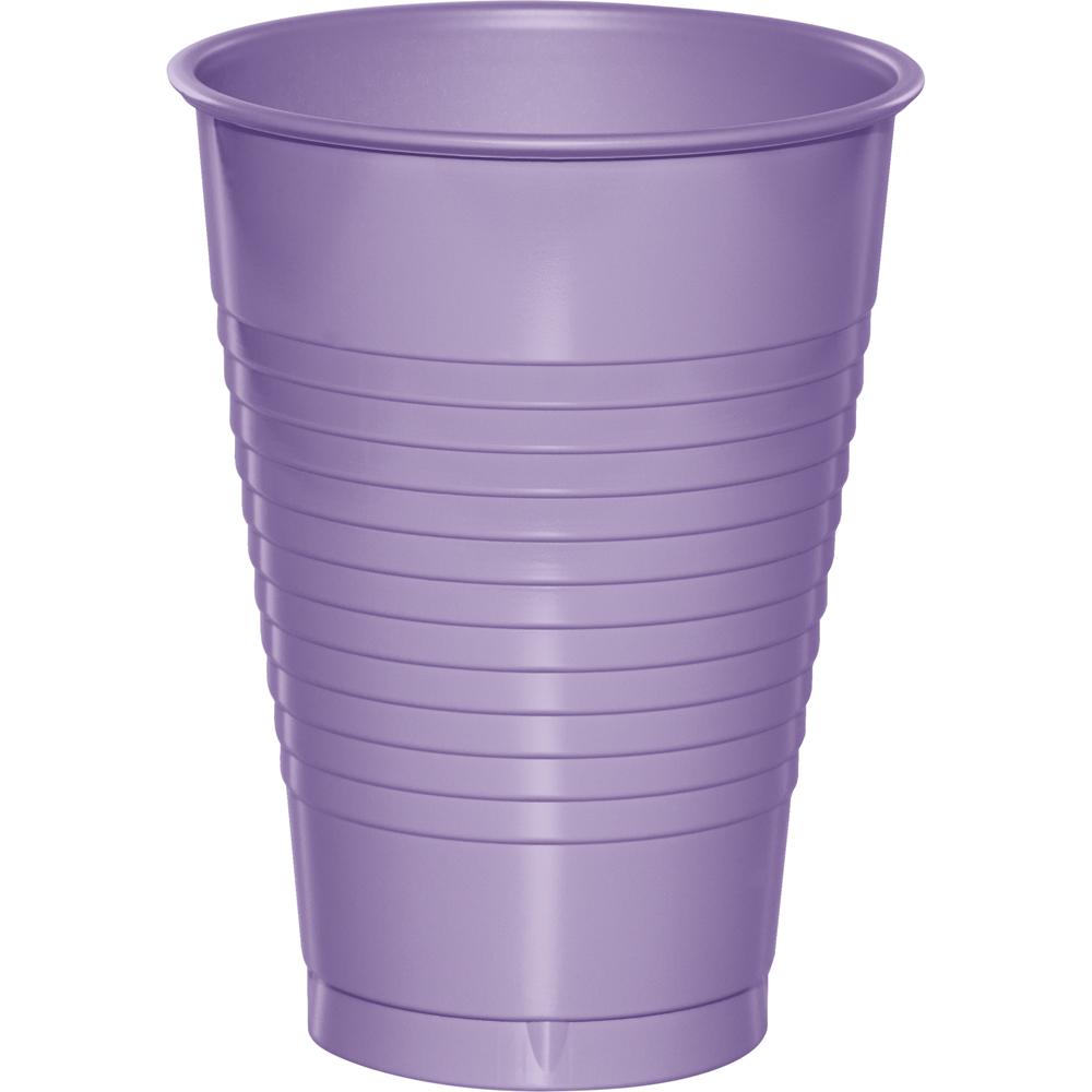 12 OZ. LUSCIOUS LAVENDER PLASTIC CUPS 20 CT. 