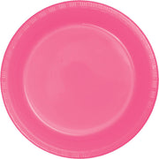 7 in. Candy Pink Dessert Plates 20 ct