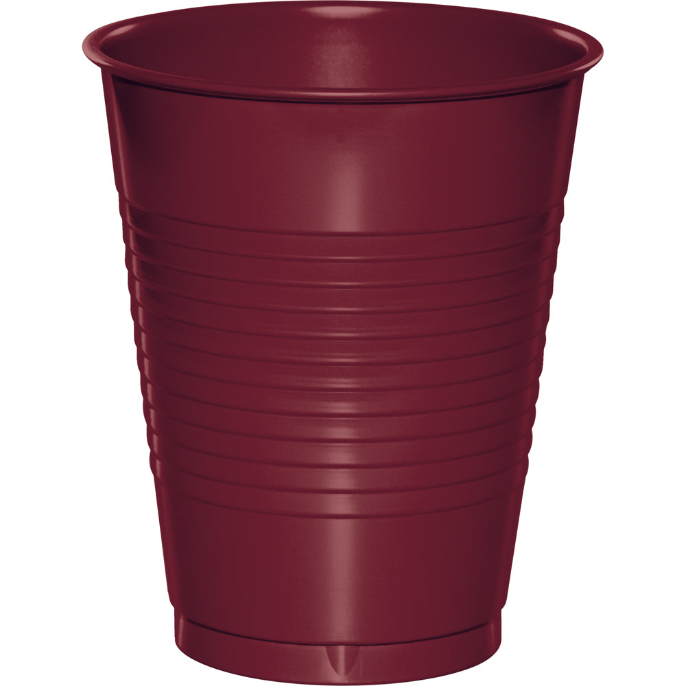 16oz. Burgundy Plastic Cups 20 ct.