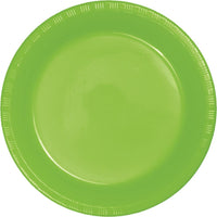 9 in. Fresh Lime Plastic Lunch Plates 20 ct