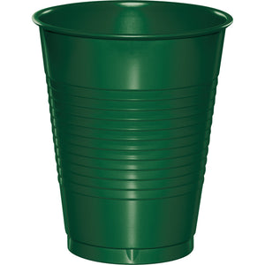 16oz. Hunter Green Plastic Cups 20 ct.