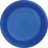 7 in. Cobalt Blue Dessert Plastic  Plates 20 ct. 