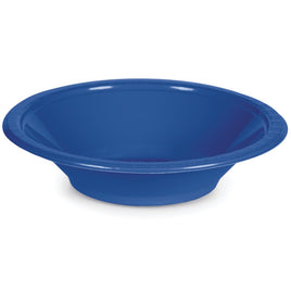 COBALT PLASTIC  BOWLS 20 CT.