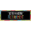 Chalk Retirement Giant Banner 20 in. X 60 in. 1 ct.
