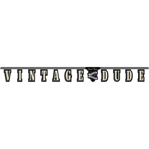VINTAGE DUDE BANNER 1 CT