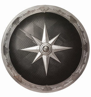 Silver And Black Shield