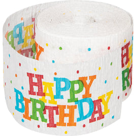 30' Happy Birthday Crepe