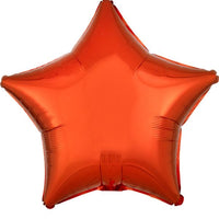 19" Orange Foil Star