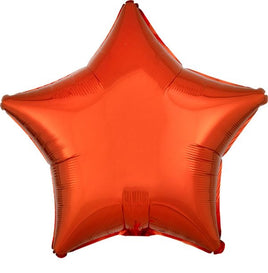19" Orange Foil Star