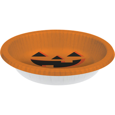 20oz. Halloween Pumpkin Paper Bowl