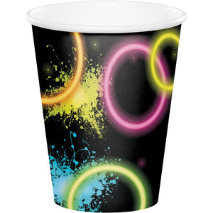 9 oz. Glow Party Paper Cups 8 ct